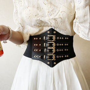 Wide Belt Punk Hip Hop Decorative Belt – Nightclub Accessories My Store  43.01