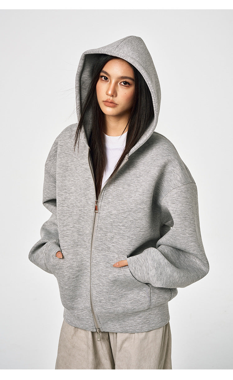 Unisex Retro Hoodie - Loose Solid Color My Store