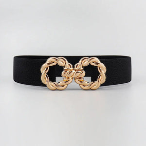 Decoration Round Metal Button down Belt - MRC STORE