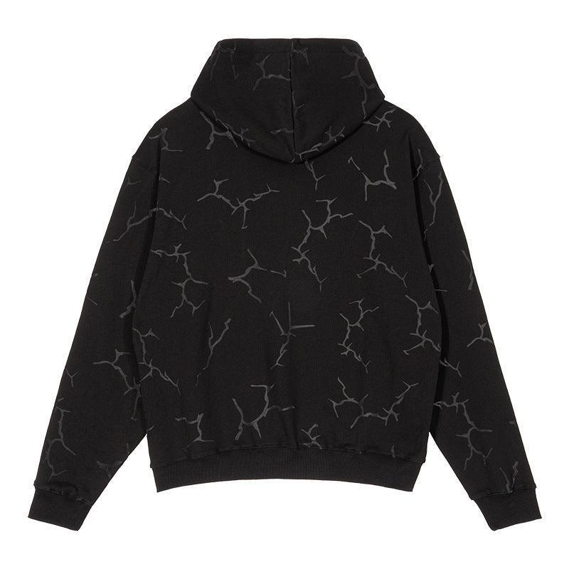 Rivet Lightning Pattern Winter Fashion Hoodies - MRC STORE