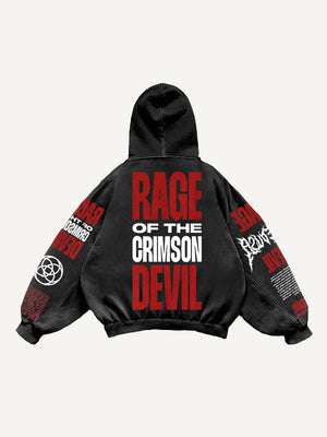 Retro Graphic Pullover Hoodie MRC STORE