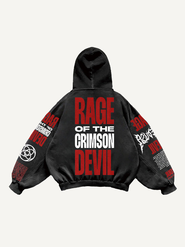 Retro Graphic Pullover Hoodie MRC STORE