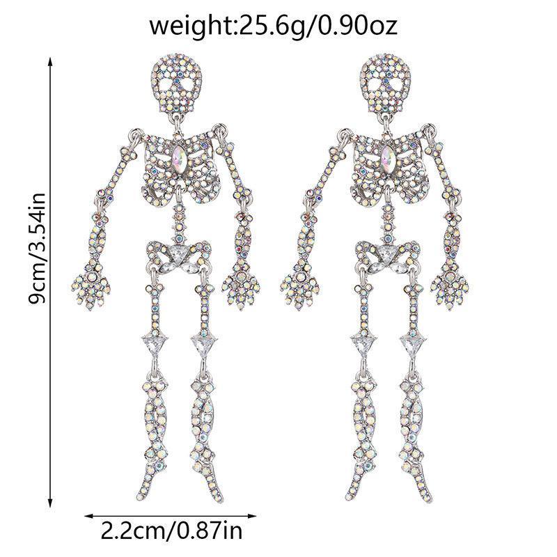 Halloween Skull Earrings Stud – Spooky Style for Women - MRC STORE