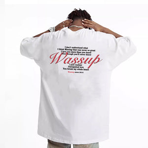 Men’s Vintage T-Shirt - Hip Hop Letter Print My Store