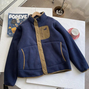 Retro Mountain Patchwork Sweater - MRC STORE