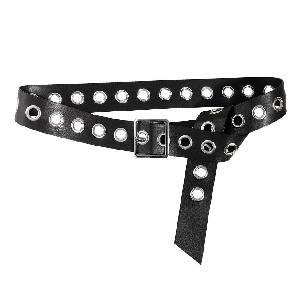 Unisex Punk Belt - Hollow PU Fashion My Store