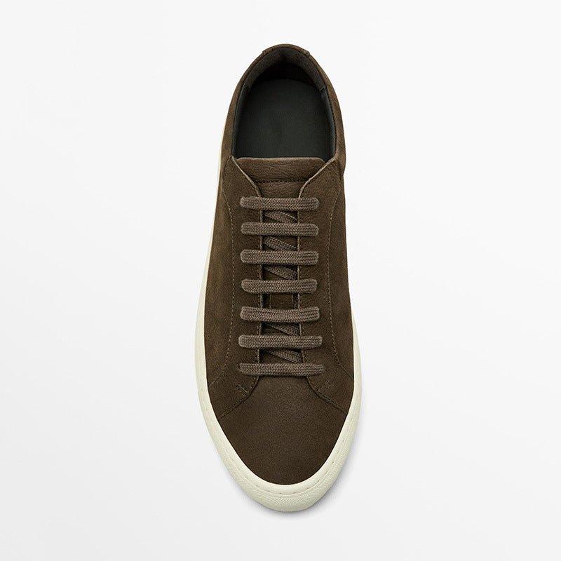 Lace-Up Leather Casual Sneakers MRC STORE  90.00