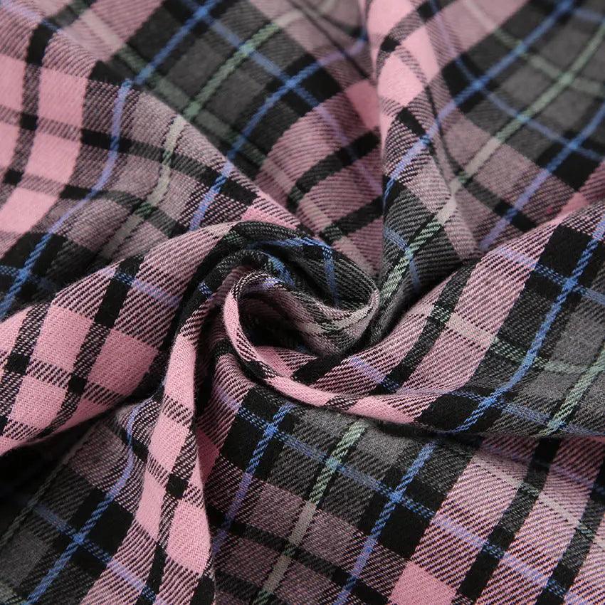 Plaid Loose Shirt - MRC STORE