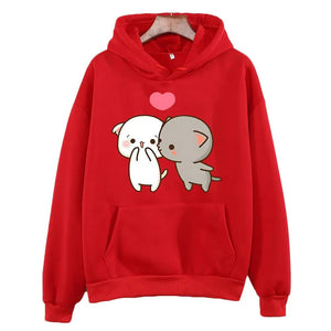 Printed Pocket Drawstring Hoodie - MRC STORE