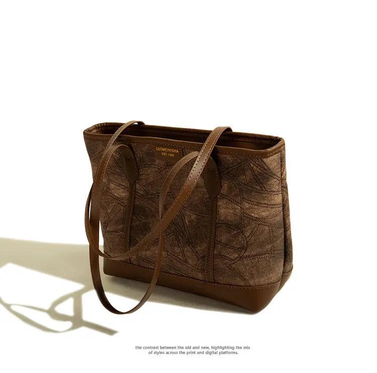 Rhombus Simple Tote Bag Women - MRC STORE