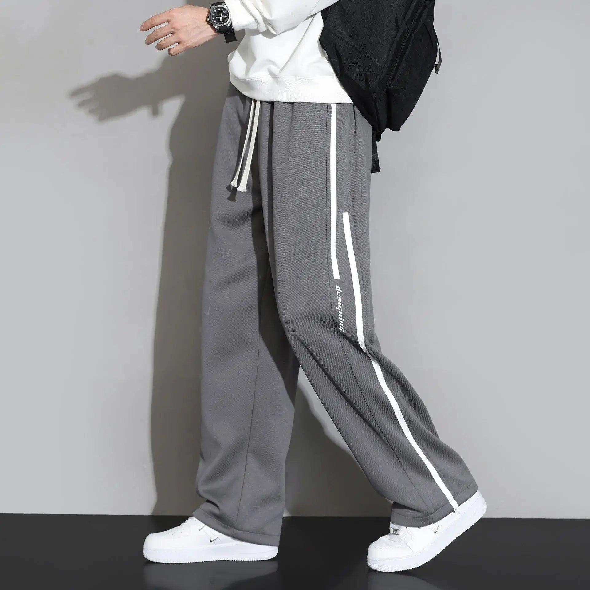 Sweatpants Straight Casual Trousers - MRC STORE