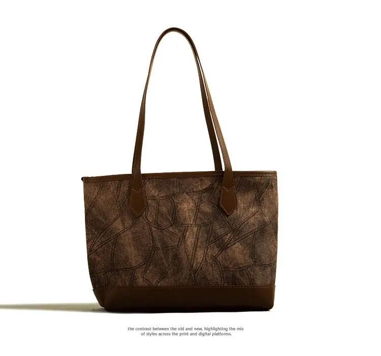 Rhombus Simple Tote Bag Women - MRC STORE