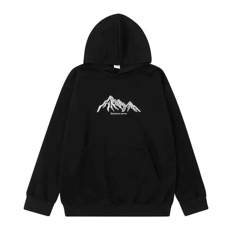 Lettered Hooded Sweatshirt