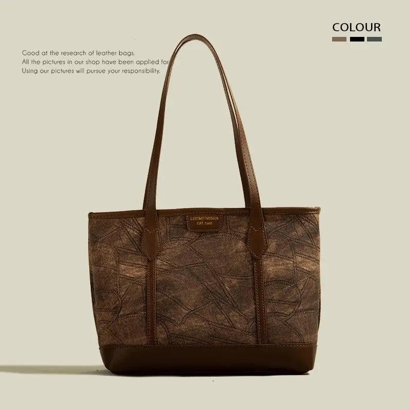 Rhombus Simple Tote Bag Women - MRC STORE