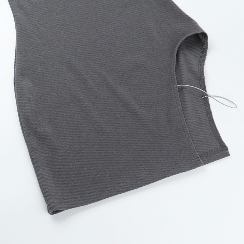 Women’s Tube Top Dress - Slim Waist Split My Store