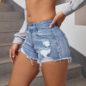 Women’s Stretch Jeans - Washed Blue Fit My Store