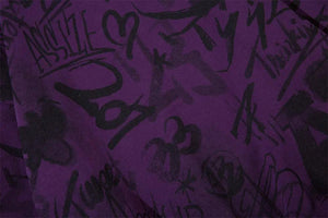 Graffiti Print Hooded Sweatshirt - MRC STORE