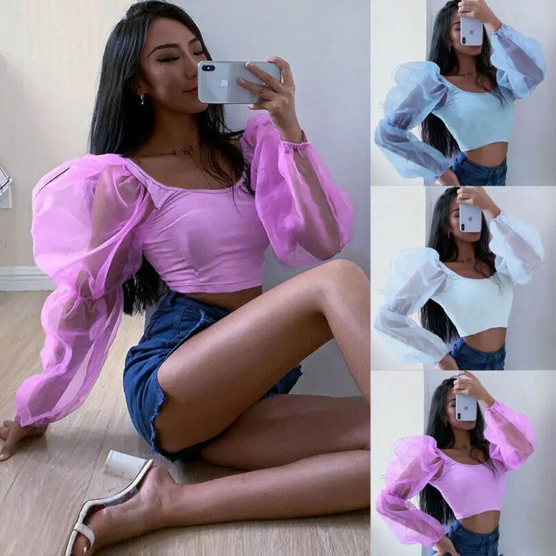 Elastic sleeve top - MRC STORE