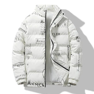 Fashion Printed Winter Coat - MRC STORE