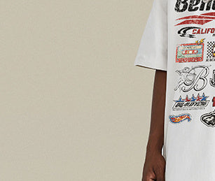 Men’s Oversized T-Shirt - Cartoon Washed Print My Store