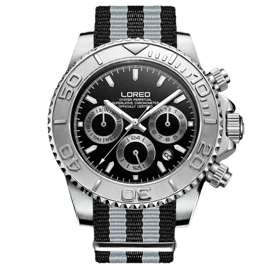 LOREO Automatic Mechanical Watch 2024 Sports - 200m Water Resistant - MRC STORE