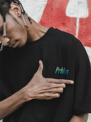 Reflective Printed Hip Hop Cool Graphic Tee - MRC STORE