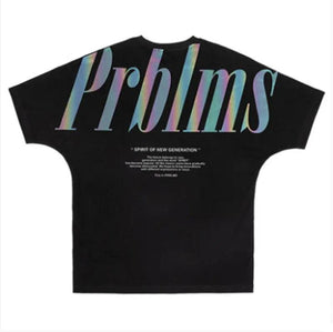 Reflective Printed Hip Hop Cool Graphic Tee - MRC STORE