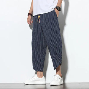 Chinese Style Cotton Linen Harem Pants - MRC STORE
