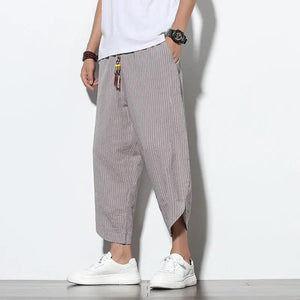 Chinese Style Cotton Linen Harem Pants - MRC STORE