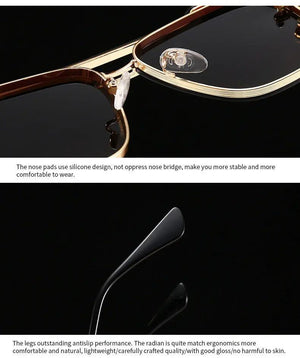 Modern Retro Square Frame Sunglasses - MRC STORE