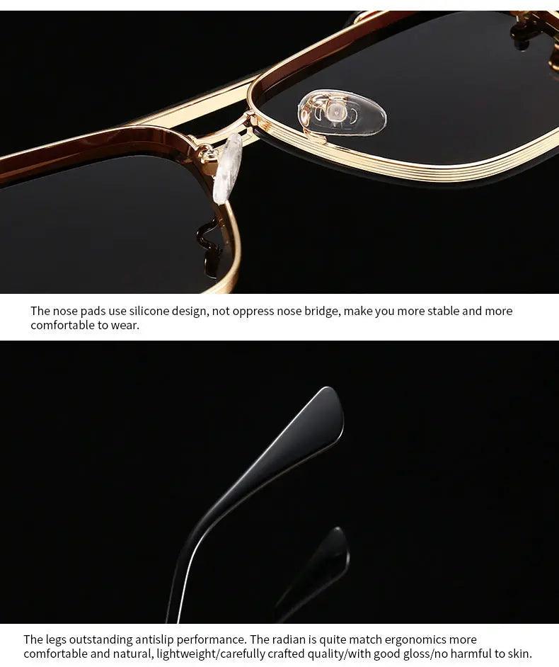 Modern Retro Square Frame Sunglasses - MRC STORE