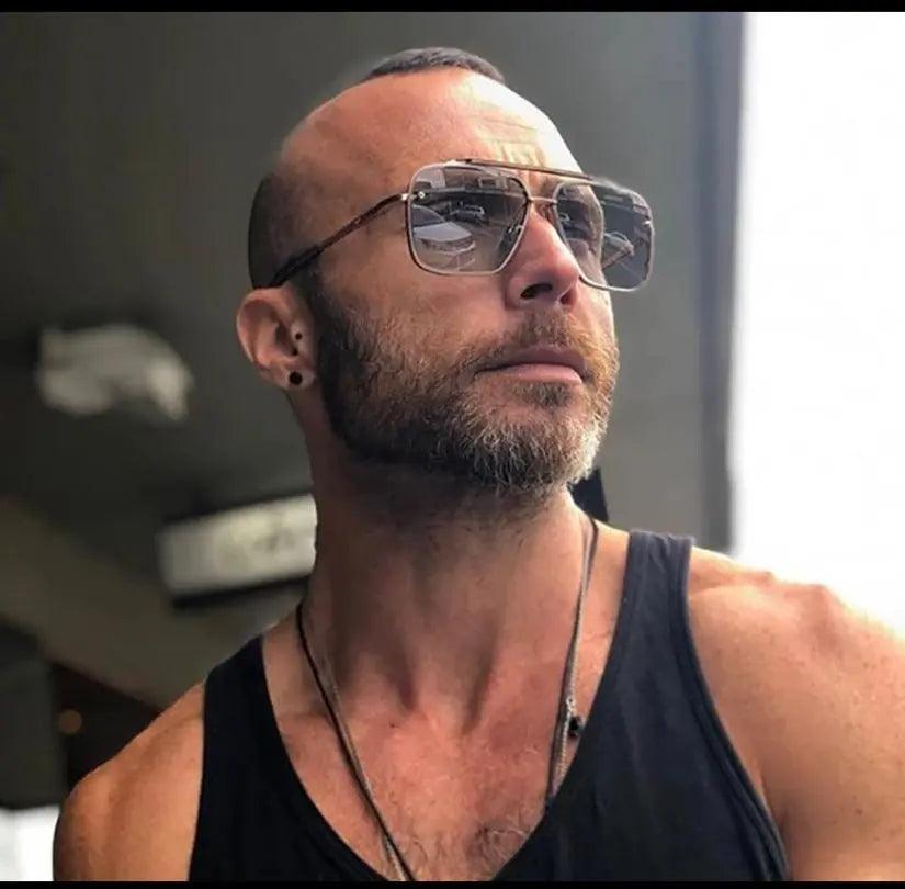 Modern Retro Square Frame Sunglasses - MRC STORE