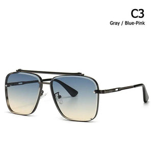 Modern Retro Square Frame Sunglasses - MRC STORE