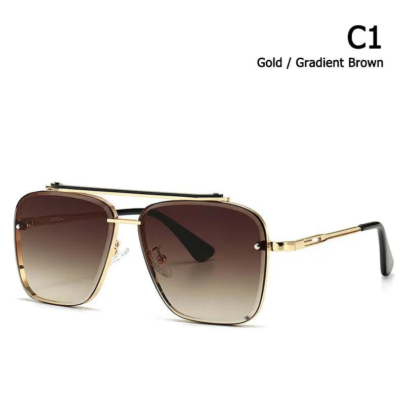 Modern Retro Square Frame Sunglasses - MRC STORE