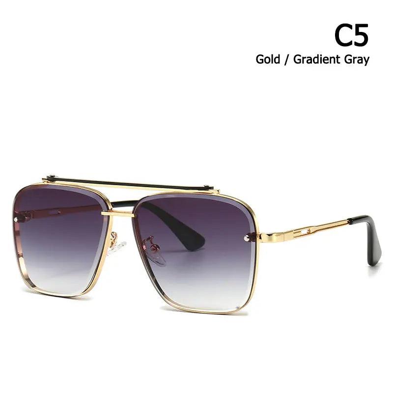 Modern Retro Square Frame Sunglasses - MRC STORE