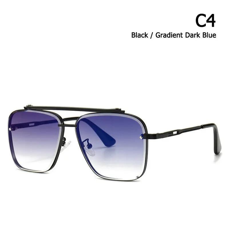 Modern Retro Square Frame Sunglasses - MRC STORE