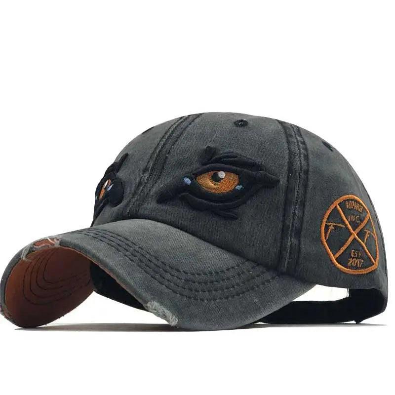 Eye Embroidered Cap - MRC STORE