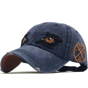 Eye Embroidered Cap - MRC STORE