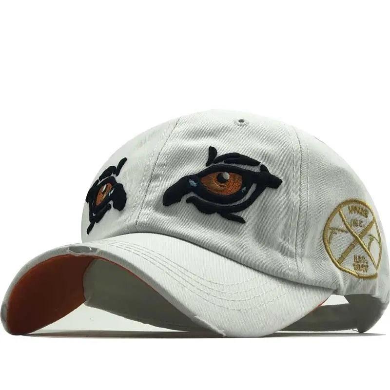 Eye Embroidered Cap - MRC STORE