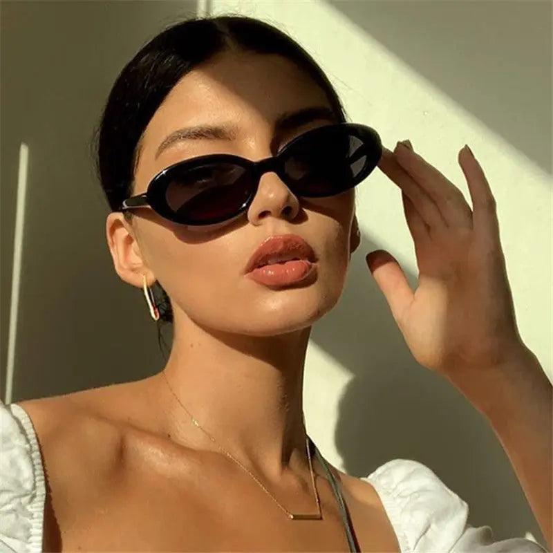 Retro Oval Sunglasses - MRC STORE