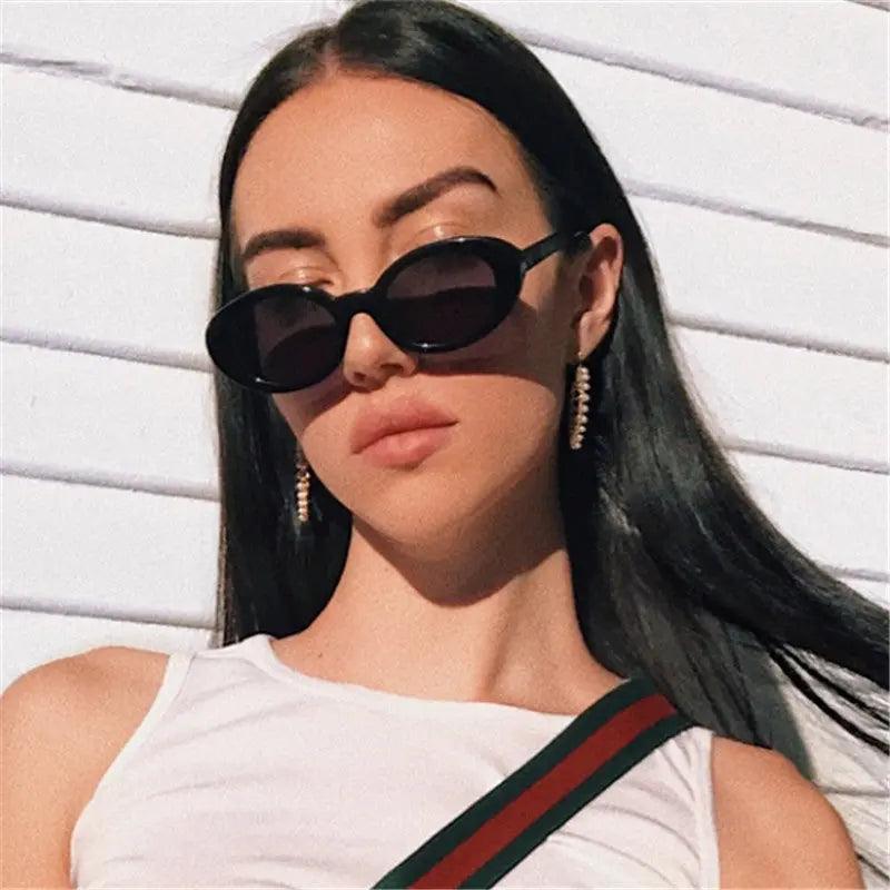Retro Oval Sunglasses - MRC STORE