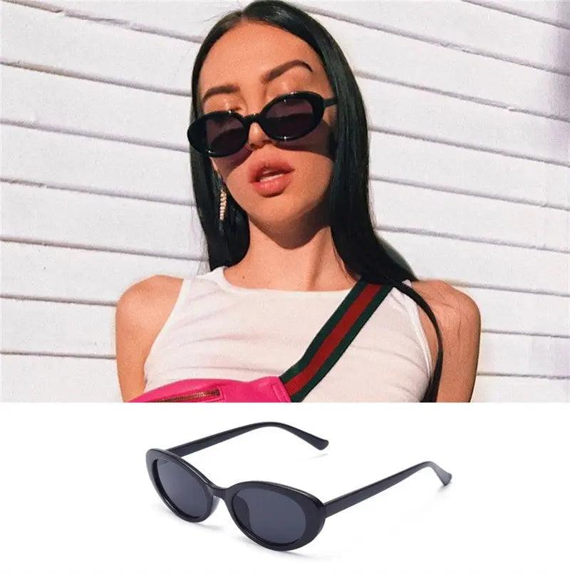 Retro Oval Sunglasses - MRC STORE