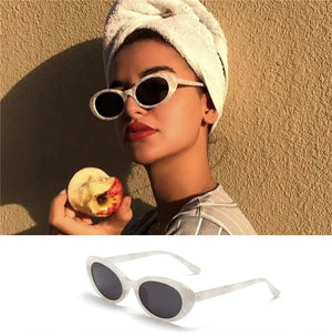 Retro Oval Sunglasses - MRC STORE