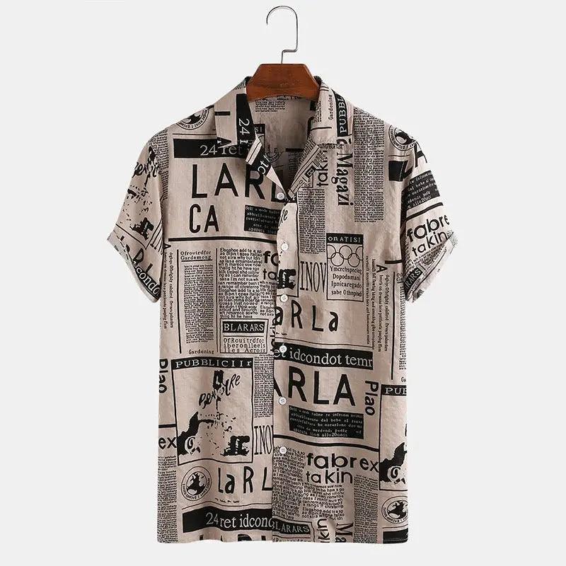 Vintage Print Shirt - MRC STORE