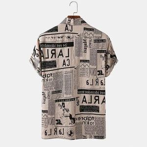 Vintage Print Shirt - MRC STORE
