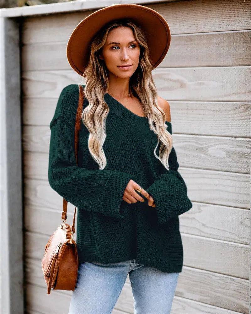 V-neck Sweater - MRC STORE