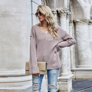 V-neck Sweater - MRC STORE