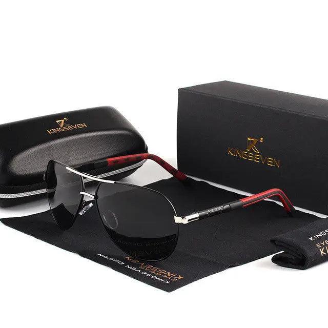 Polarized Unisex Sunglasses with Silicone and Aluminum Alloy Frame - MRC STORE