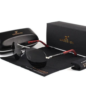 Polarized Unisex Sunglasses with Silicone and Aluminum Alloy Frame - MRC STORE