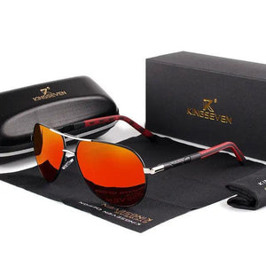 Polarized Unisex Sunglasses with Silicone and Aluminum Alloy Frame - MRC STORE